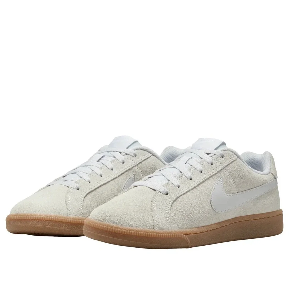 Nike Court Royale Womens Sz 12 Suede Pure Platinum Grey 916795-001 Sneakers NEW